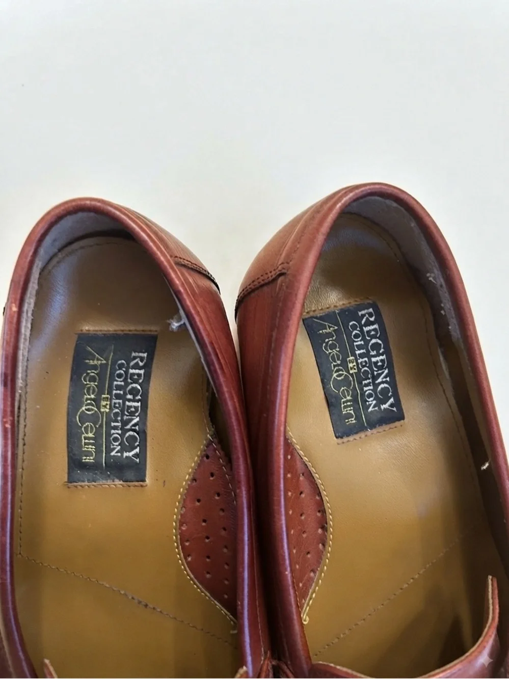 Angelo Cellini Brown Leather Tassel Dress Loafers- Regency Collection